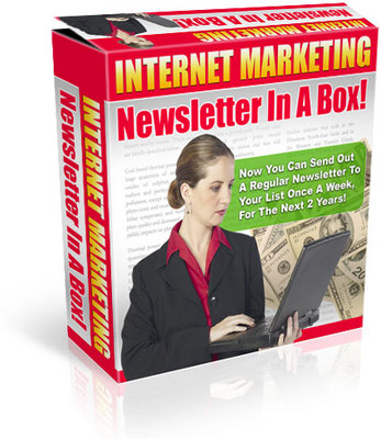 Product picture Internet Marketing Newsletter in a Box (PLR)
