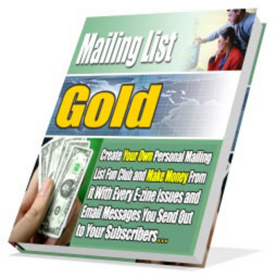 Product picture Mailing Lists Gold (PLR)