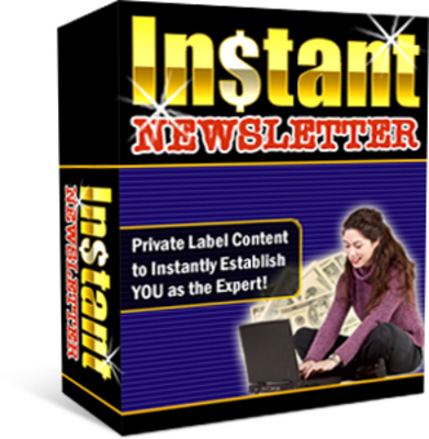 Product picture Instant Newsletter PLR
