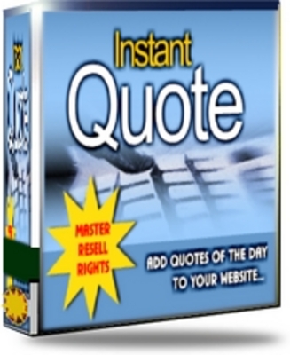 Product picture Instant Quote PLR