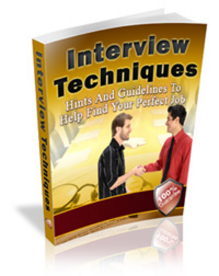 Product picture Interview Techniques plr