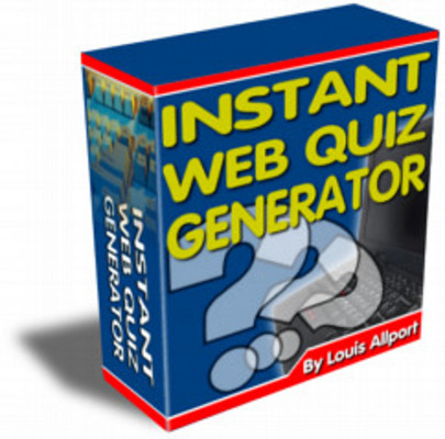 Product picture Instant Web Quiz PLR
