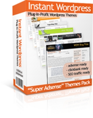 Product picture Instant WordPress AdSense Themes PLR