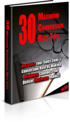 Product picture Maximum Conversion Rate Tips (PLR)