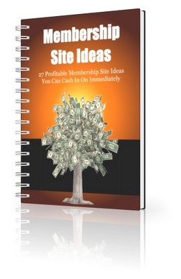 Product picture Membership Site Ideas (PLR)