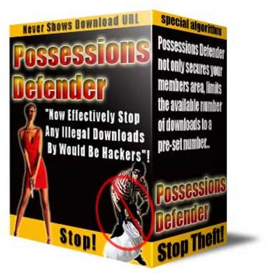 Product picture Possessions Defender PLR