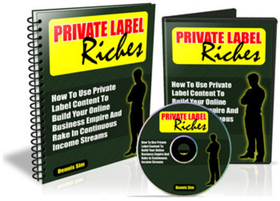 Product picture Private Label Riches Audio eBook