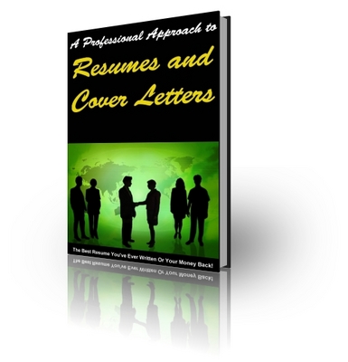 Product picture Professional Approach to Resumes and Cover Letters (PLR)