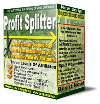Product picture Profit Splitter (PLR)