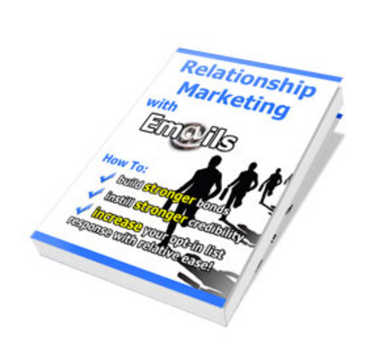 Product picture Relationship Marketing with Emails (PLR)