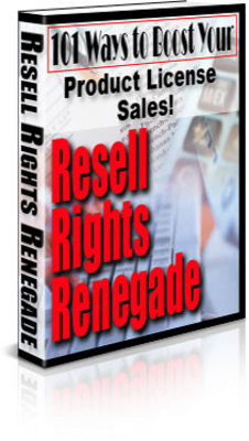 Product picture Resell Rights Renegade plr