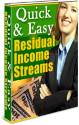 Product picture Quick and Easy Residual Income (PLR)