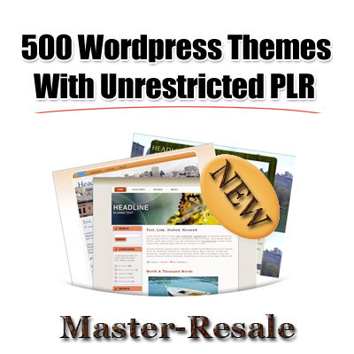 Product picture 500 WP Themes with Unrestricted PLR