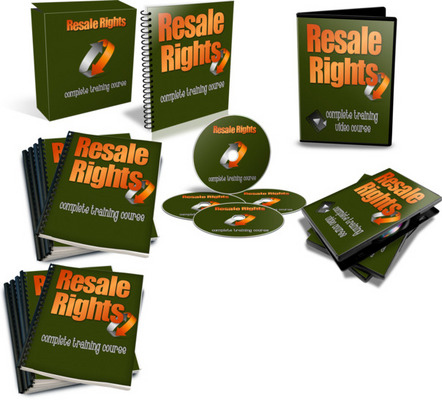 Product picture Resale Rights Complete Training Course - eBooks and Videos