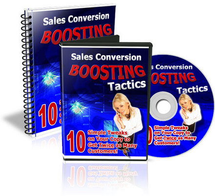 Product picture Sales Conversion Boosting Tactics - Audio and Video