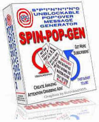 Product picture Spinning Popup Generator PLR