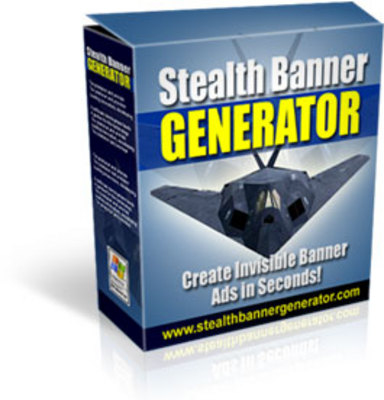 Product picture Stealth Banner Generator PLR
