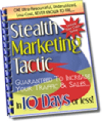 Product picture Stealth Marketing Tactics (PLR)