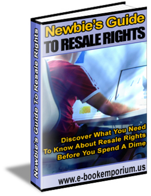 Product picture Newbie  Guide to Resale Rights (PLR)