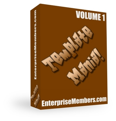 Product picture Template Mania - Volume 1 plr