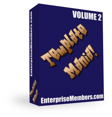 Product picture Template Mania - Volume 2 plr