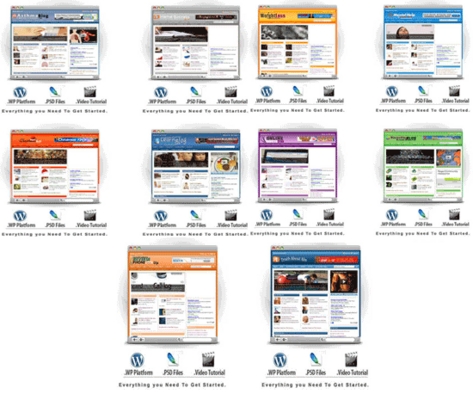 Product picture 10 High Quality Niche Blogs V4 Package plr