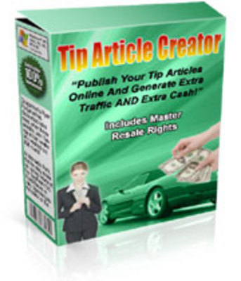 Product picture Tip Article Creator plr