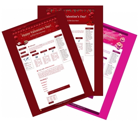 Product picture Valentines Template Set 2