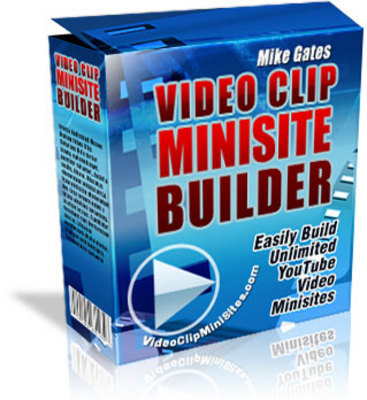 Product picture Video Clip Minisite Builder (PLR)