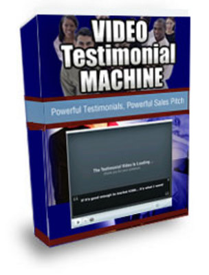 Product picture Video Testimonial Machine (PLR)