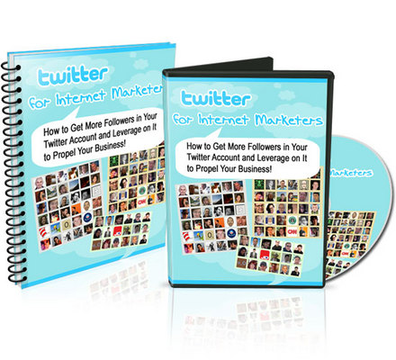 Product picture Twitter for Internet Marketers - Audio and Video