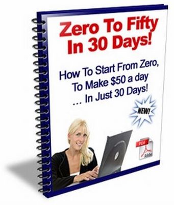 Product picture Zero to FIfty in 30 Days (PLR)